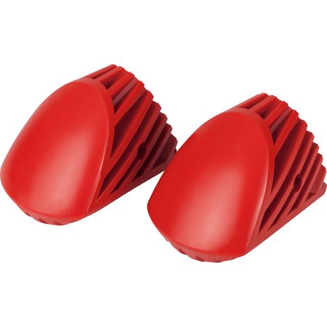 Hailo Tatzenfuß-Set in rot für Hailo Sprossenleitern mit gewölbter Ovaltraverse (bis Bj. 12/17)