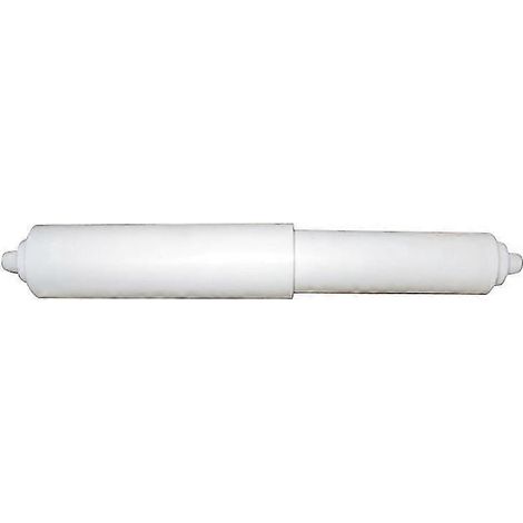 4 Stück Toilettenpapierrollen, passend für alle Modelle, mit Kunststofffeder, weiß