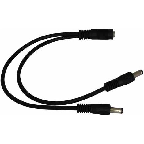 Dual DC Power Splitter 5.5 mm kable Y 2 Ausgänge