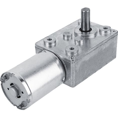 Reversibler Schneckengetriebemotor mit hohem Drehmoment, 12 V Gleichstrom-Untersetzungsmotor (20 U/min) (1/5)