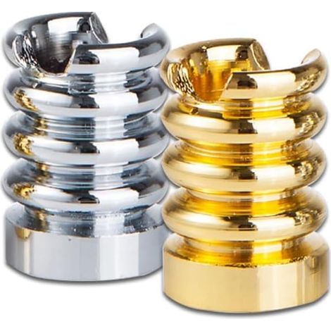 2 x tueurs de braises Design industriel Ouvert Matériau : métal Mélange : or + argent Extincteur de braises (1/2)