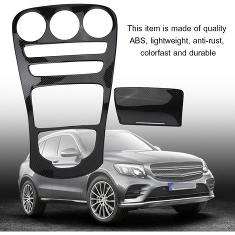Dekorative Mittelkonsolenblende für Mercedes C-Klasse W205 / GLC-Klasse W253 2015-2018