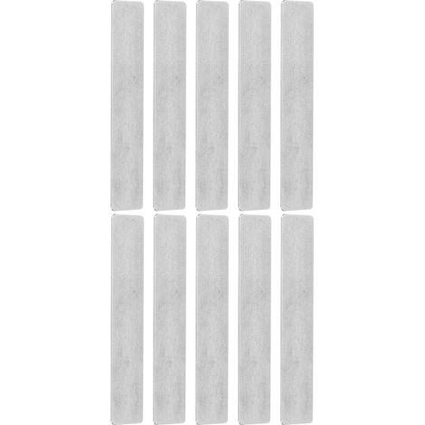 10 pièces accessoires de pompe rectangulaire en fonte de plaque de soupape de compresseur d'air pour cylindre de 51mm (1/4)