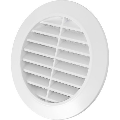 1 Pièce - Grille D'aération - Accessoire De Porte - Ventilation Intérieure Pour Salle De Bain Et Garage Blanc 10x10cm (1/5)