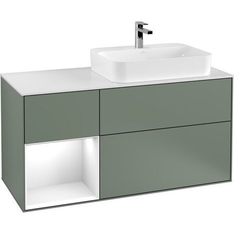 Villeroy & Boch G391GFGM meuble sous lavabo Finion G39 (1/2)