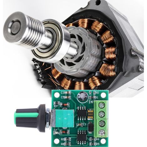 DC-Motor-Drehzahlregler PWM 1,8–15 V DC 1803BK 30 W Motorregler (1/5)