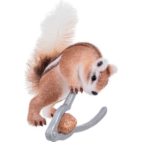 Scoiattolo decorativo "Alvin" con schiaccianoci per decorazioni natalizie