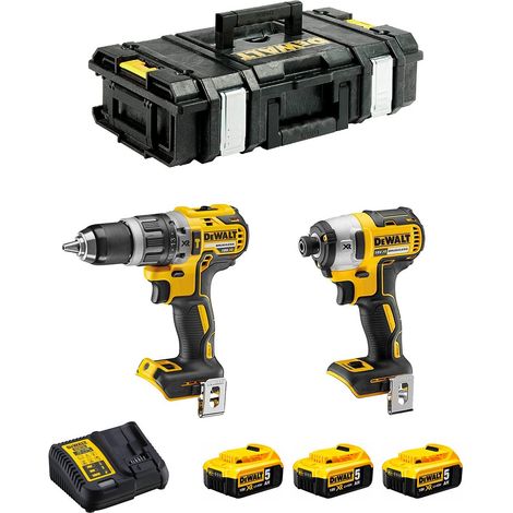 DeWALT Kit DCK266P3 (DCD796 + DCF887 + 3 x 5,0 Ah + DCB115 + DS150) (1/5)