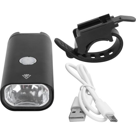 Phare de vélo étanche haute luminosité, lampe avant pour VTT avec recharge USB, équipement cycliste (1/5)