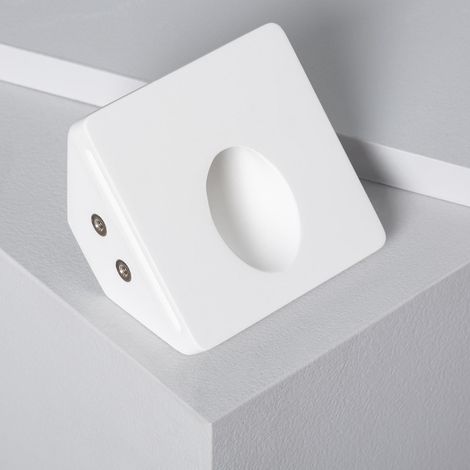 Applique da Parete Integrazione Cartongesso LED 2W Foro 103x100 mm  2700K Bianco Caldo