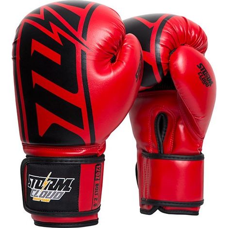 Gants de boxe StormCloud Bolt 2.0 Rouge 16 oz (1/5)