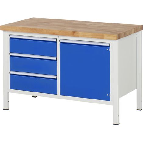 Établi Rau modèle 8468, L 1250 x P 900 x H 840mm