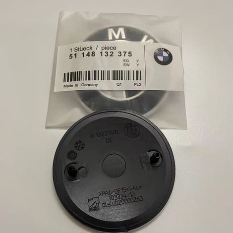 Logo BMW Emblème tête monochrome 82 mm (1/2)