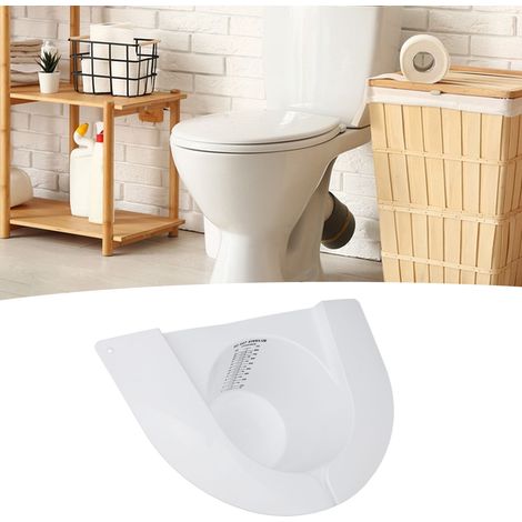 Collecteur d'échantillons gradué avec bec verseur, 27 oz / 800 ml, pour urine, vomi et selles (1/5)