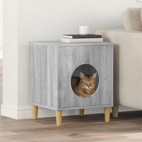 Maison pour chat Sonoma grise, 42,5 x 40 x 53 cm
