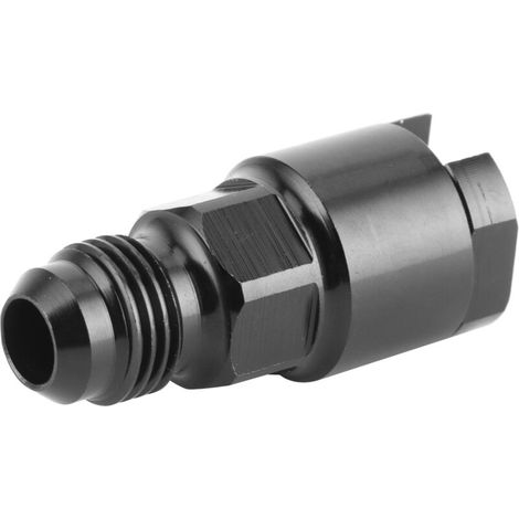 Adaptateur EFI, Raccord EFI à Déconnexion Rapide Adaptateur Droit -6AN Mâle à 5/16 Pouces pour Huile/carburant/eau/fluide/conduite D'air. (1/5)
