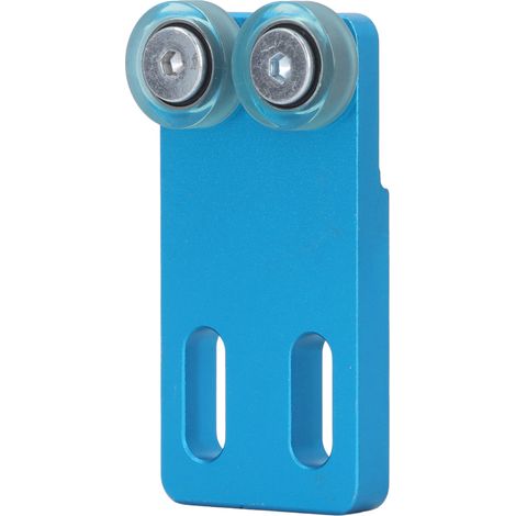 Roue auxiliaire pour plaqueuse de chants, roue de guidage d'alimentation à plaque étroite, accessoires pour plaqueuse de chants, 2 rouleaux de 4,3 cm (1/5)