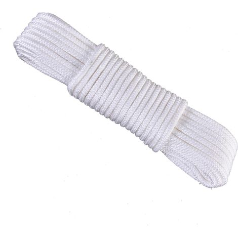 30m Long White Outdoor Link Rope, Can Be Used For Traction, Exploration, Mountaineering, etc (1/5)