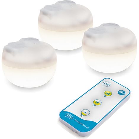 Newgarden LUMCHE060BXWLNW Cherry Mini Bulb Battery Lampada da Esterno LED 900 lm 3000K IP54 Ricaricabile colore Bianco
