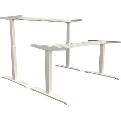 Telaio tavolo elevabile per ufficio 2M2S bianco RAL 9010 695-1145 mm (1/2)