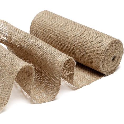 Bande de jute naturel, environ 20 cm x 10 m - tissu de jute - toile de protection végétale naturelle (1/5)