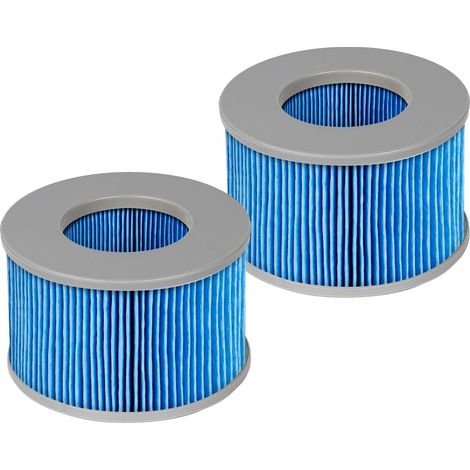 Lot de 2 filtres de Rechange pour Mspa,pour Whirlpool Filter,ersion améliorée, Filtre pour Bain à remous, Pompe à Cartouche pour spas,pour piscines gonflables - Modèle à partir de 2020 (1/5)