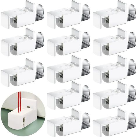Lot de douze attaches pour store plissé sans perçage accessoires de fixation pour stores à cordons installation facile et rapide