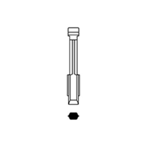2 x SILCA FO21CH CHIAVE INSERTO P/RADIOC IRFH (FORD)