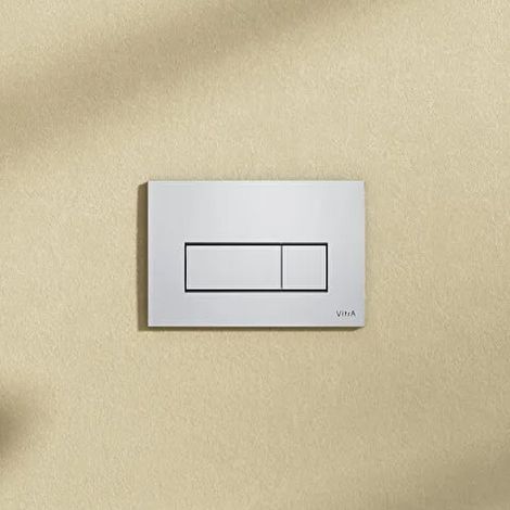 Vitra Loop Root Square Flushplate - Shinny Chrome (1/5)