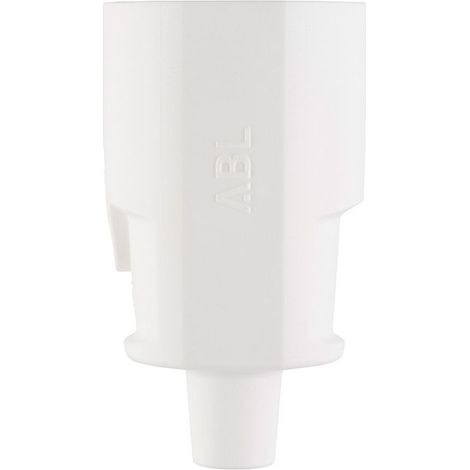 ABL Schutzkontakt Kupplung Compact 100000060, 250V 16A IP20, Kunststoff, Weiß (1/5)