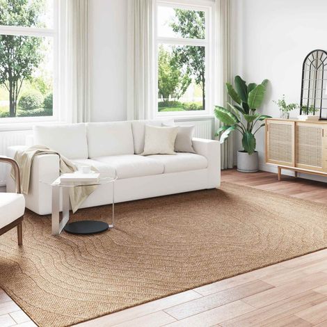 Bereichsteppiche Moiré AGIRA Natur 340 x 240 cm Polyester