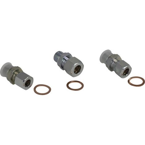 Kit 3 raccordi FLOCOTOP G 3/8 (X 3) - AFRISO : 1140157