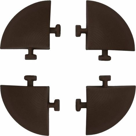 1CF CONFEZIONE 4 ANGOLI X PAVIMENTAZIONE E40LM EFFETTO LEGNO