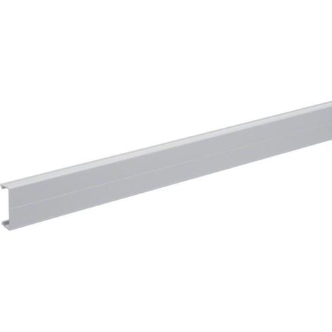 Couvercle pour goulotte BA7 - l 40mm RAL 7030 gris HAGER BA70402