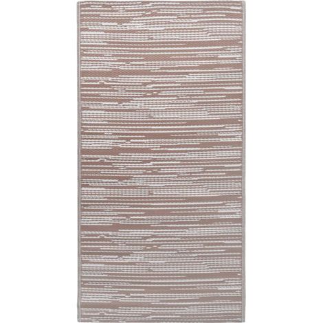 Tapis d'extérieur ARAKIL marron 120x180cm PP (1/5)