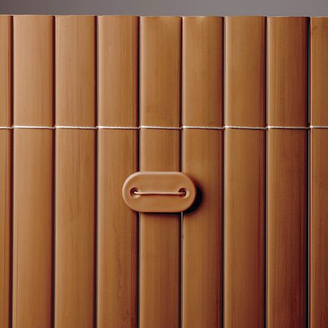 Kit de Fijación para Cañizo PVC - Chocolate (24 uds)