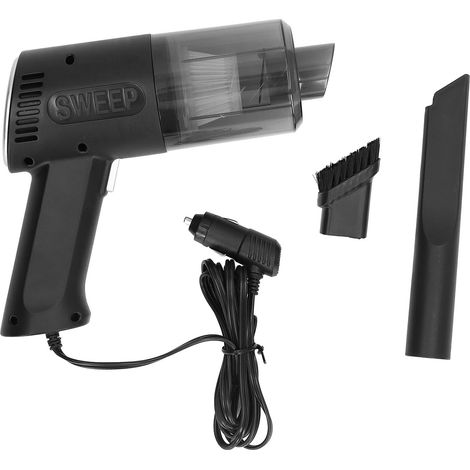 9000Pa aspirateur voiture sans fil noir, nettoyeur main rechargeable lavable réutilisable pour auto (1/5)