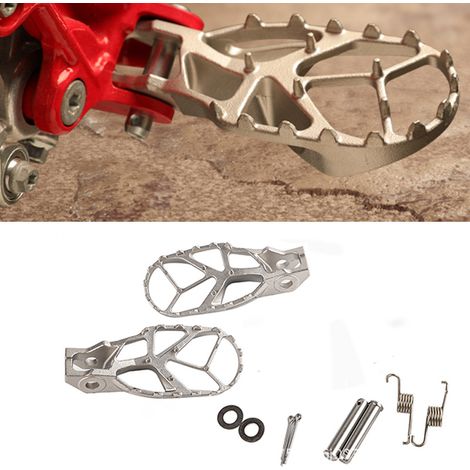 Repose-pieds modifiés en acier inoxydable adaptés aux motos tout-terrain KTM EXC17-22/Husqvarna EXC/SXF16-22