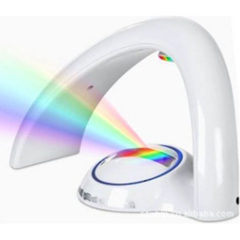 Project arc-en-ciel Led Light Reflection - Rainbow In My Room - Cadeau pour enfants (1 pièce - Blanc)