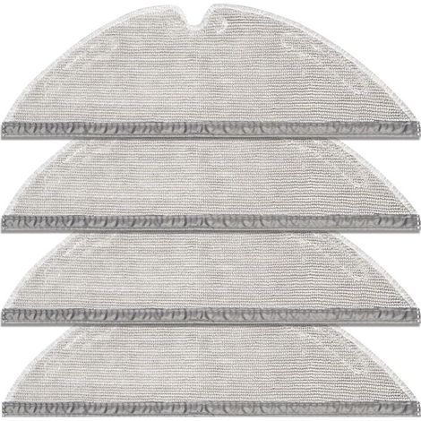 serpillières Accessoires pour Dreame D20 Pro Plus rechange aspirateur robot,serpillières en microfibre,Lavable et réutilisable -4Pièces (1/5)