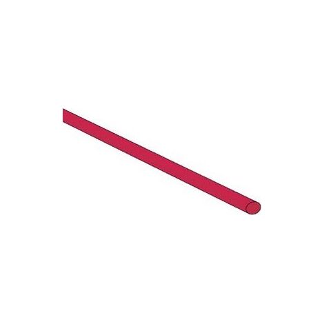 Gaine thermoretractable 2:1 - 2 4mm - rouge - 50 pcs