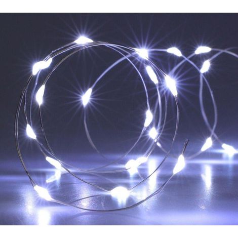 LED Lichterkette koopman Silber 220 Zentimeter