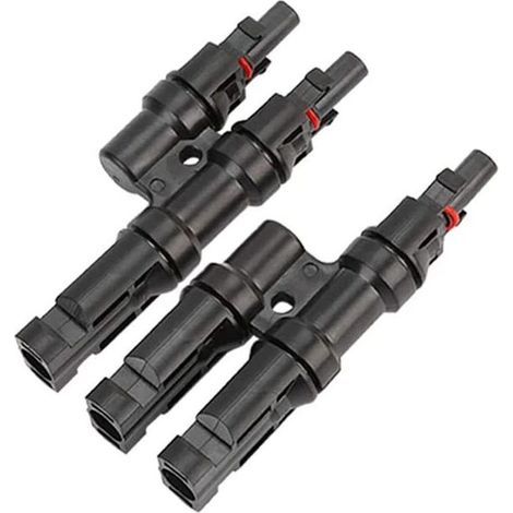 MMF + FFM Y-Steckverbinderpaar zur Parallelschaltung von Solarmodulen – Kompatibel mit Kabeln von 10 bis 14 AWG – Schutzart IP67 (wasserdicht) (1/5)