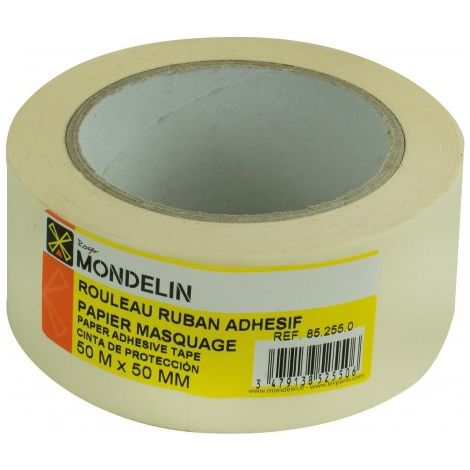 Ruban de masquage papier Mondelin blanc (1/2)