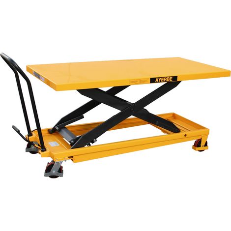 AYERBE - 583935 - Table hydraulique à commande manuelle capacité 500 kilos - AY-500-MH 1600 mm