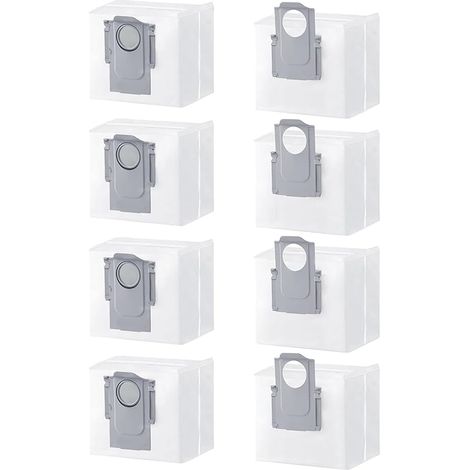 FOREHILL 8 pezzi Sacchetti per la polvere Accessori di ricambio per Roborock S8/S8+/S8 Pro Ultra/S7 MaxV Ultra/S7 Pro Ultra/Q7+/Q7 Max/Q7 Max+/Q5+ (1/5)