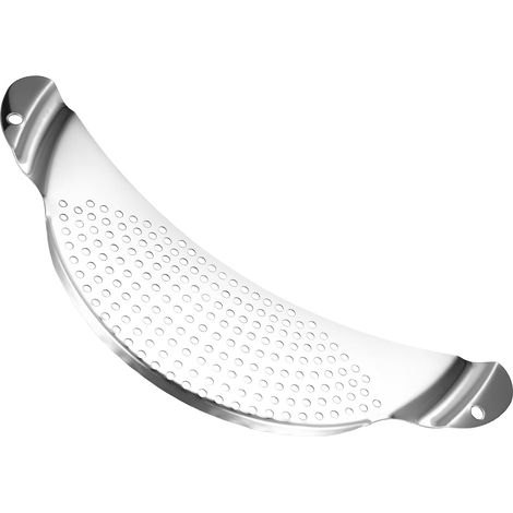 Passoire en Acier Inoxydable, Passoire à Pâtes, Égouttoir Plat Ø 33.2cm, Filtre pour Casseroles, Passoire de Cuisine en Acier Inoxydable pour Pâtes, Légumes, Riz, Soupes (1/5)