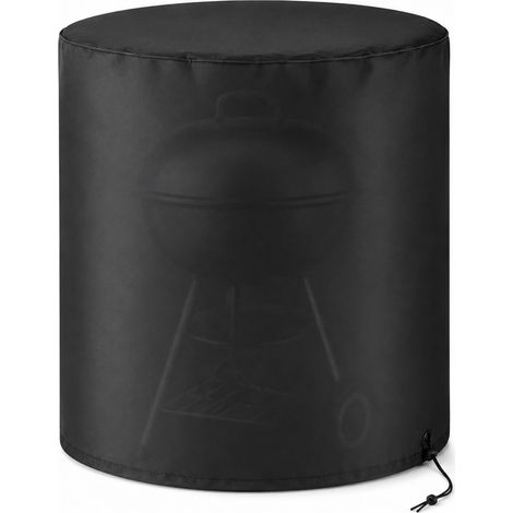 Housse de Barbecue Ronde Extérieure 90 × 120 cm  Protection Anti-UV, Imperméable et Anti-Poussière, en Tissu Oxford 210D (1/5)