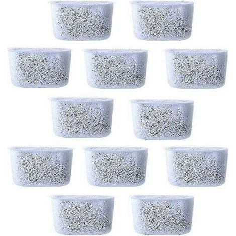 12pcs Replacement Carbon Water Filters Non-woven Filter for Coffee Makers