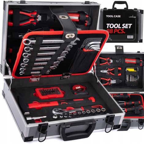 Coffret à outils comprenant des clés à douille, 88 éléments